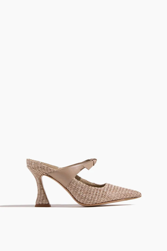 Maeve Raffia 85 Pump in Cookie | Hampden Clothing