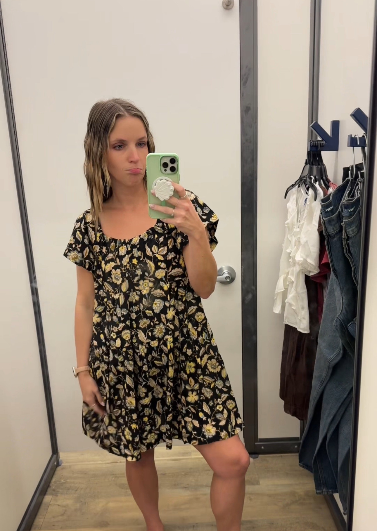 Babydoll or balloon?
This floral mini dress was adorable on the rack and super soft… but on me, it felt like a full-on parachute. Definitely giving extra flowy energy—maybe too much 😅 

 #LTKSeasonal #LTKFindsUnder50 #LTKStyleTip