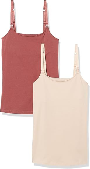 Amazon Essentials Women's 2-Pack Nursing Friendly Camisole | Amazon (US)