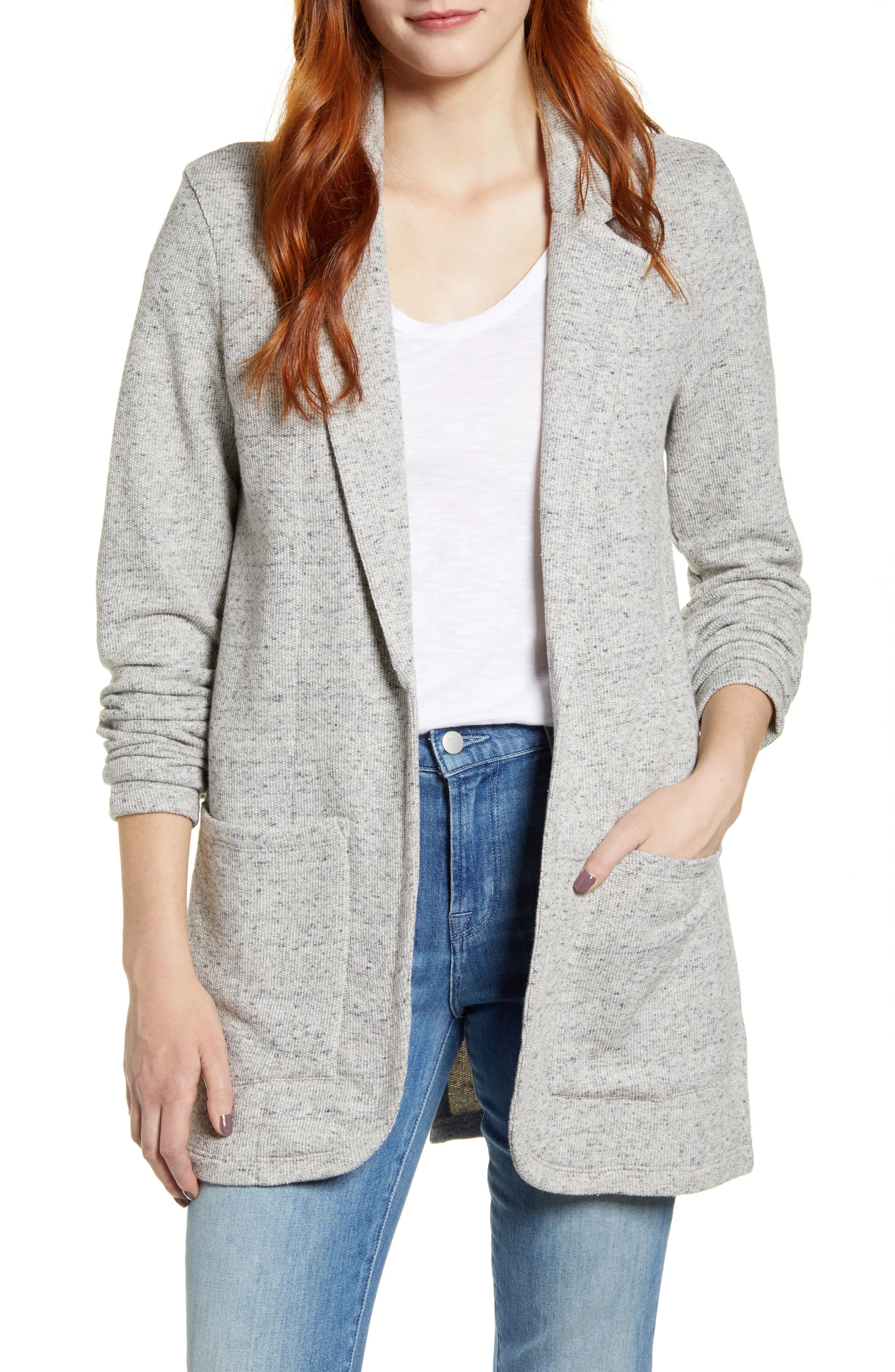 Cotton Blend Boyfriend Blazer | Nordstrom