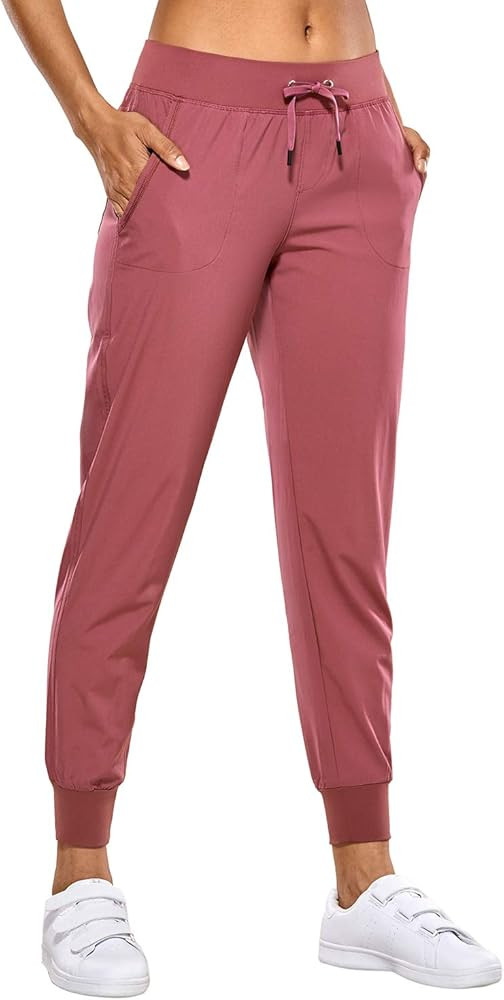 Women's Lightweight Joggers Pants with Pockets Drawstring Workout Running Pants with Elastic Wais... | Amazon (US)