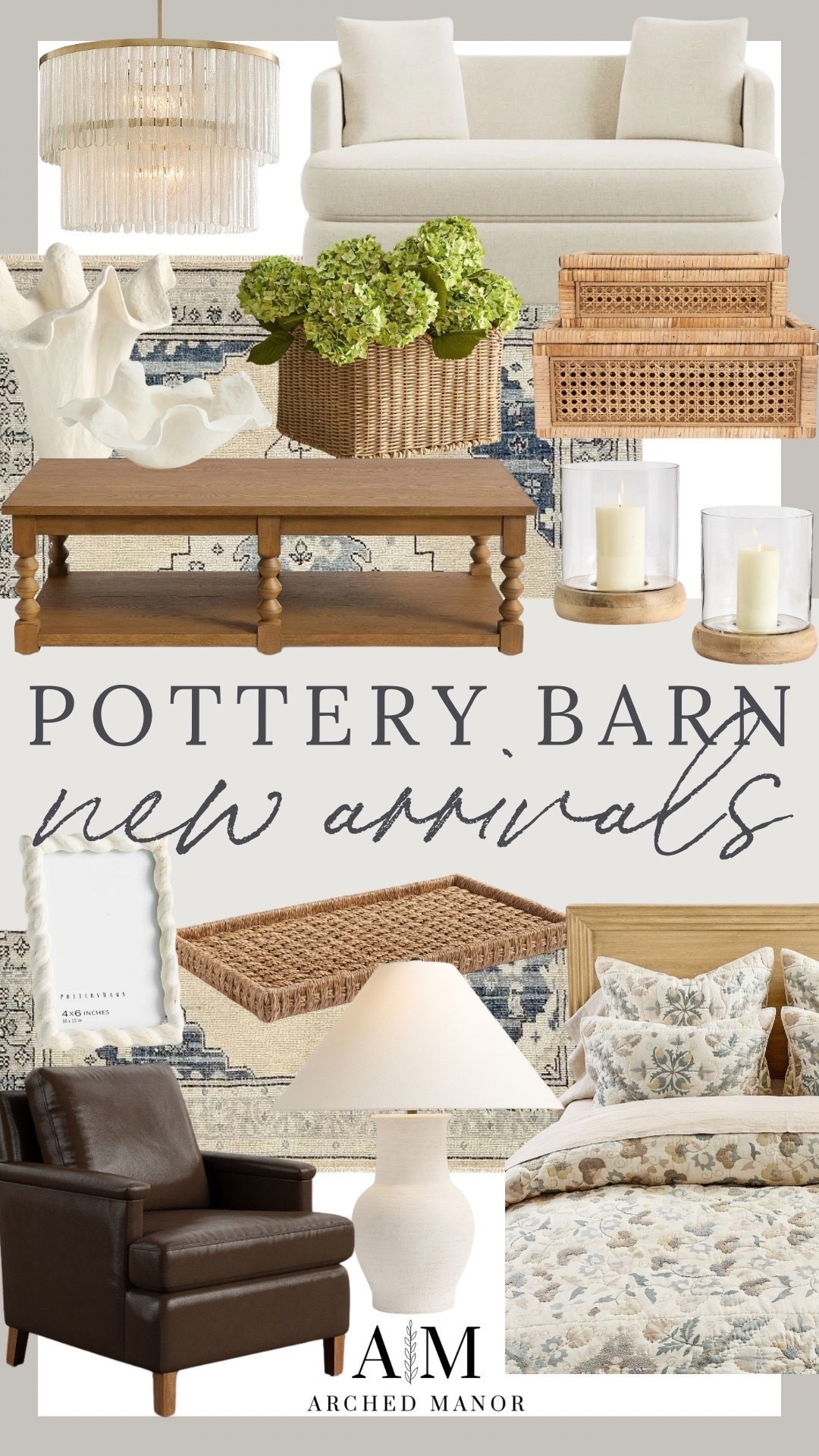 The most beautiful new arrivals at Pottery Barn. I love these hydrangeas and this lamp! Shop below to upgrade your home for summer.

#LTKSeasonal #LTKHome