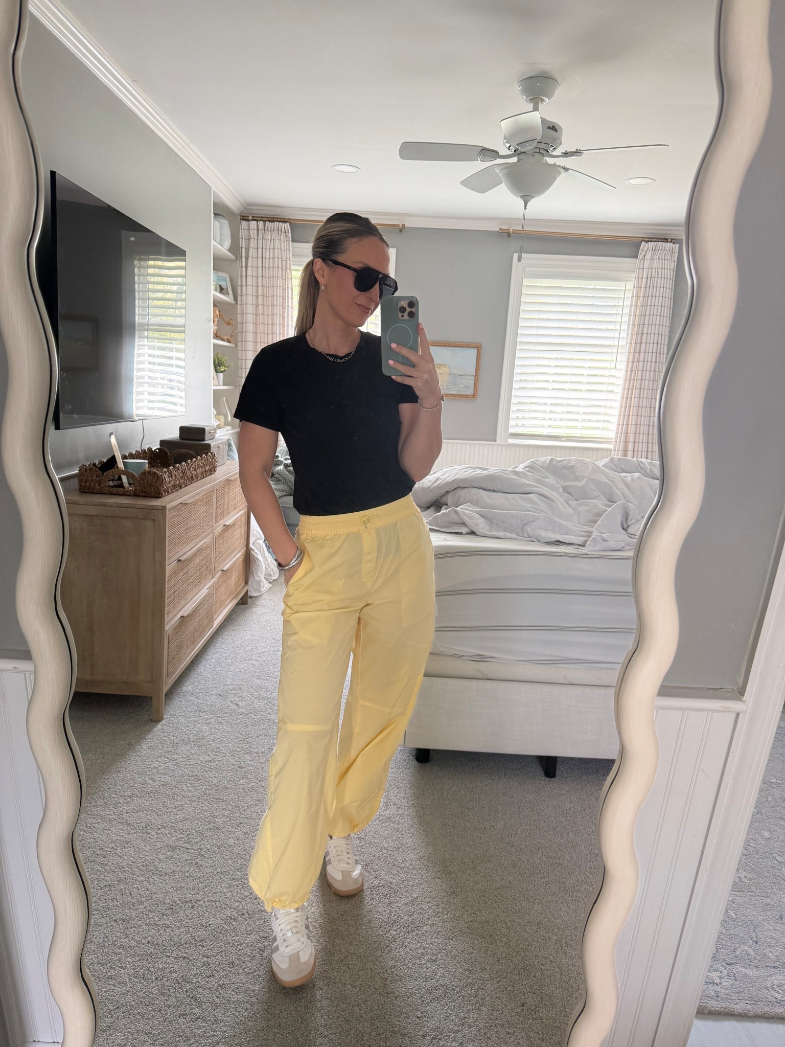 Spring outfits loading 

Wearing a small in the parachute pants 