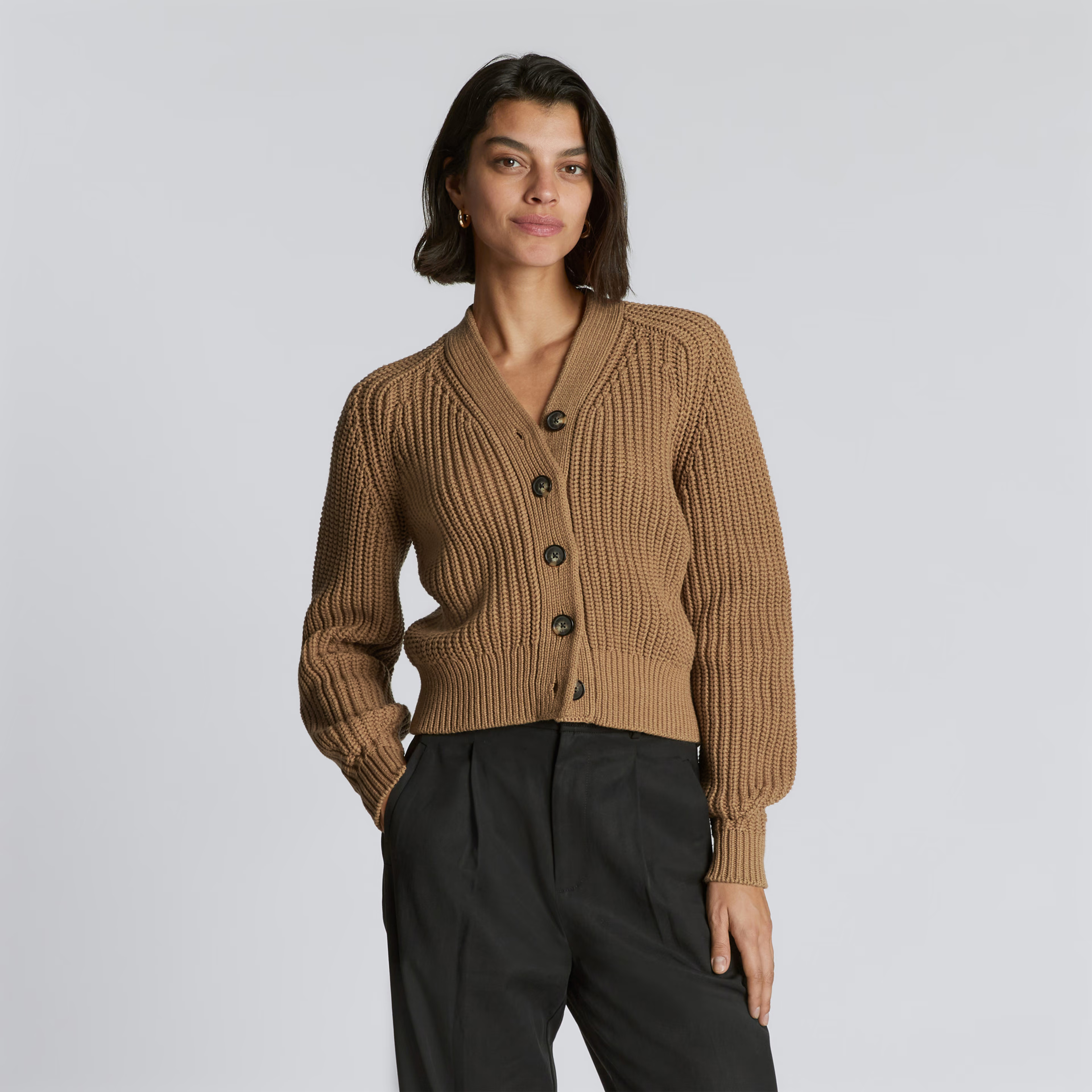 The Texture Cotton Cardigan | Everlane