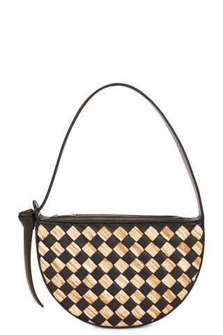 Bottega Veneta Sunrise Shoulder Bag in Chocolate | FWRD 