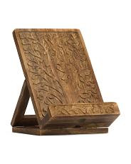 7.5x10.25 Solid Wood Aranyani Tree Of Life Book Tablet Stand | TJ Maxx