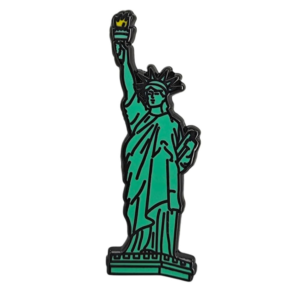 Creative Statue of Liberty Lapel Pin Brooch, New York Souvenir Brooches for Hats, Bags and Access... | Amazon (US)