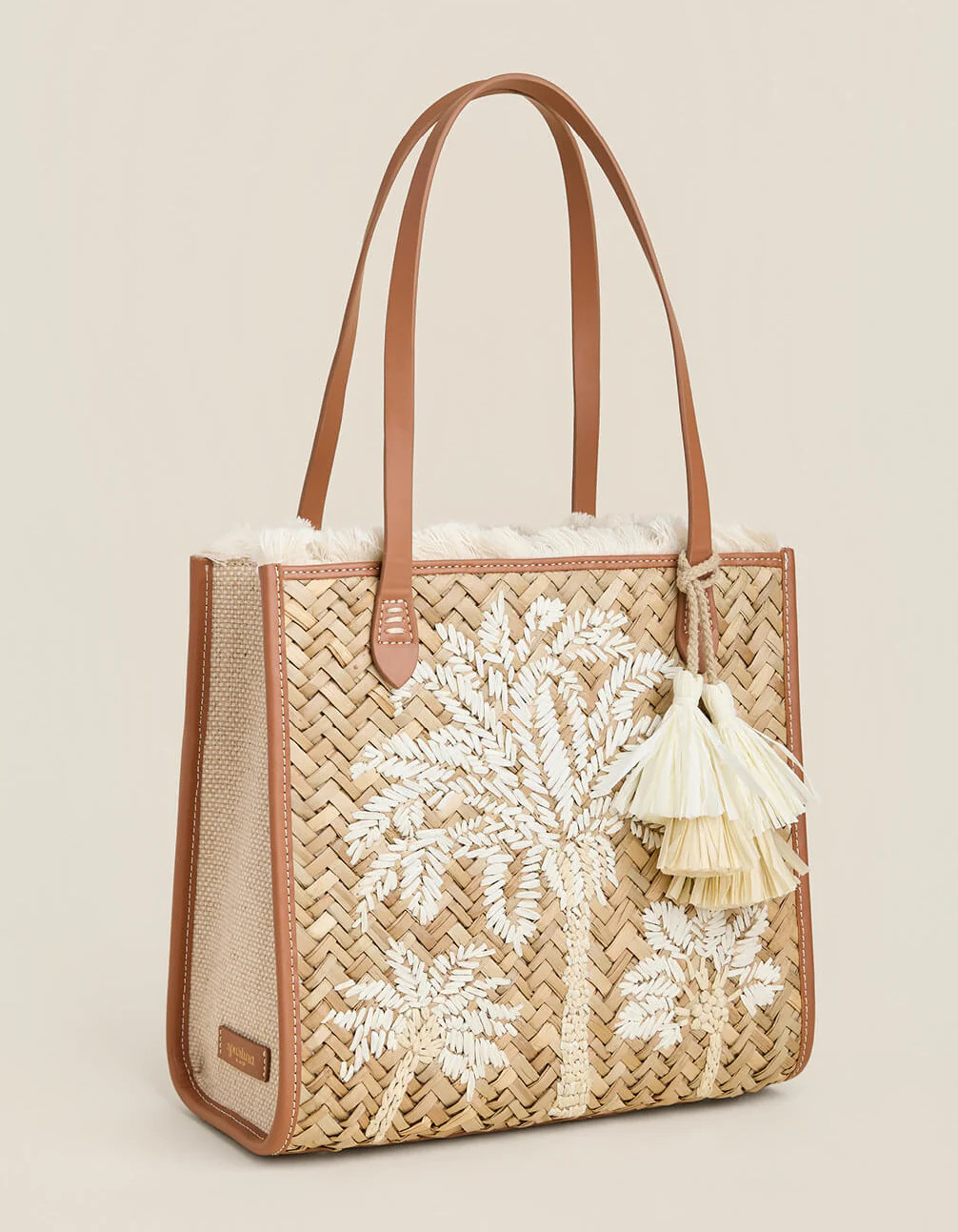 Straw Box Tote Sabal | Spartina 449