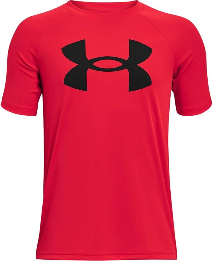 Under Armour Boys' Tech Hybrid Printed Fill Short-Sleeve T-Shirt | Amazon (US)