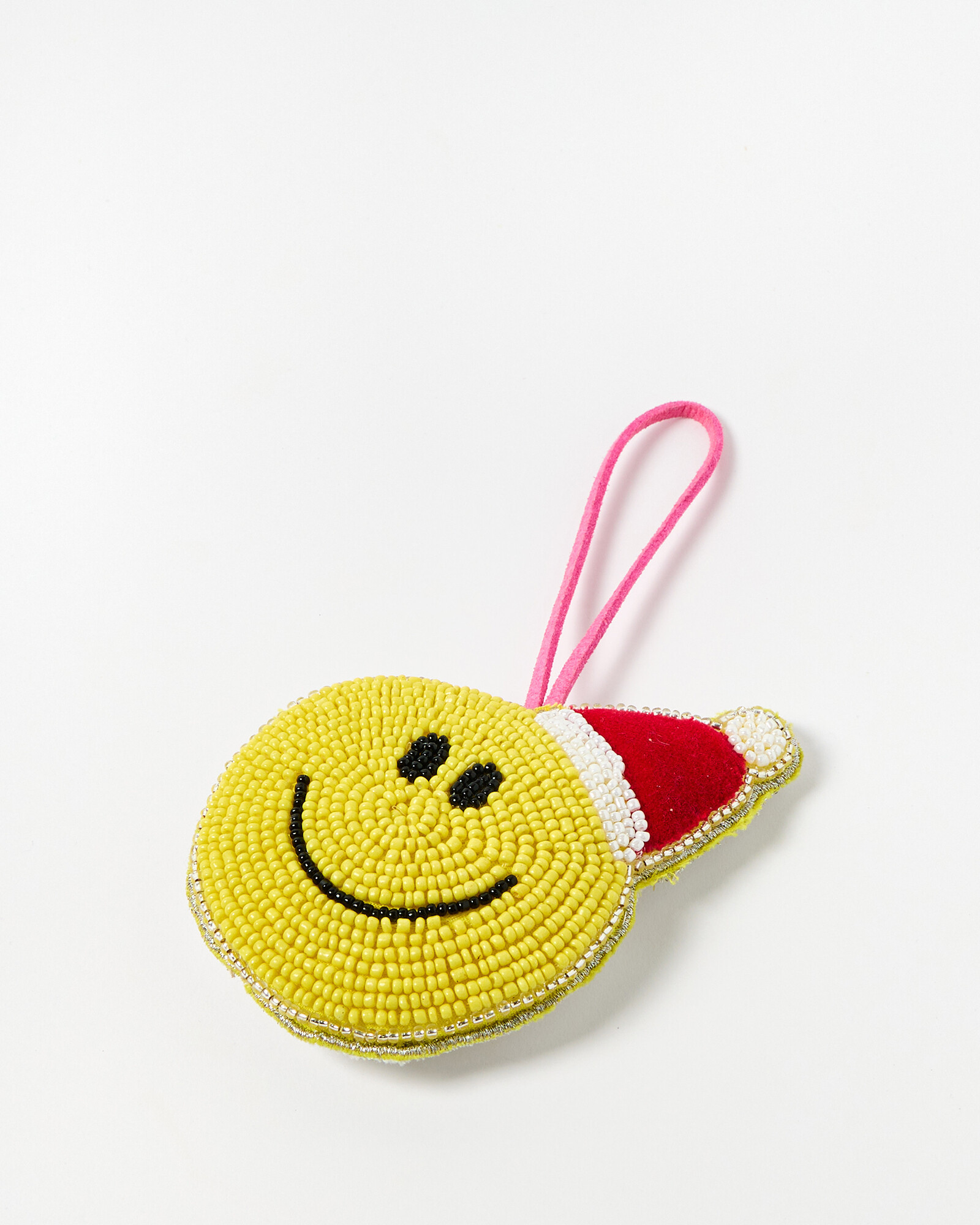 Smiley Beaded Christmas Tree Decoration | Oliver Bonas | Oliver Bonas (Global)