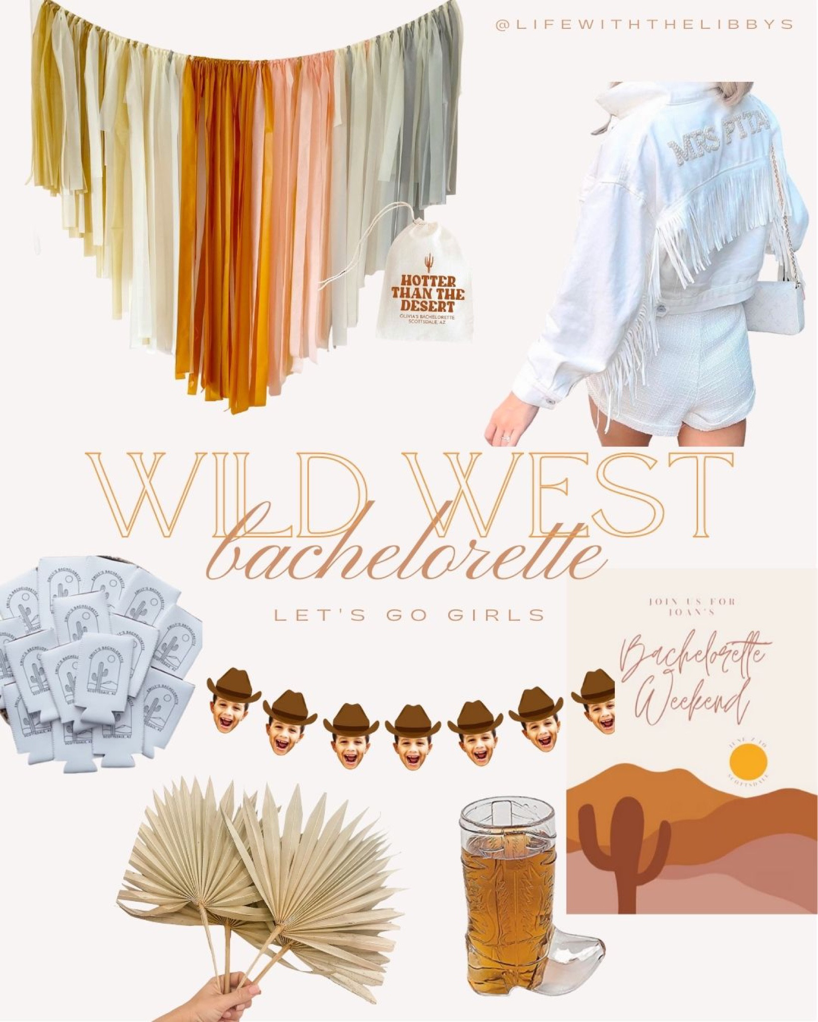 Wild West Bachelorette Theme - Let's Go Girls.

#LTKGiftGuide #LTKwedding #LTKtravel