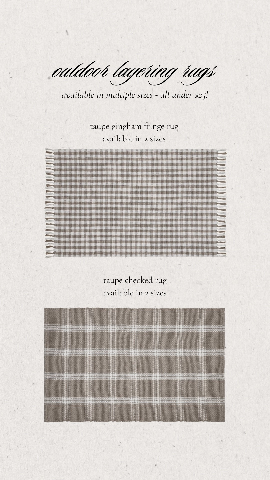 New Walmart outdoor layering rugs! Available in multiple sizes and all under $25!

#LTKHome #LTKSeasonal