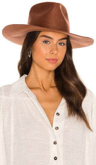 Willa Hat in Burnt Orange | Revolve Clothing (Global)