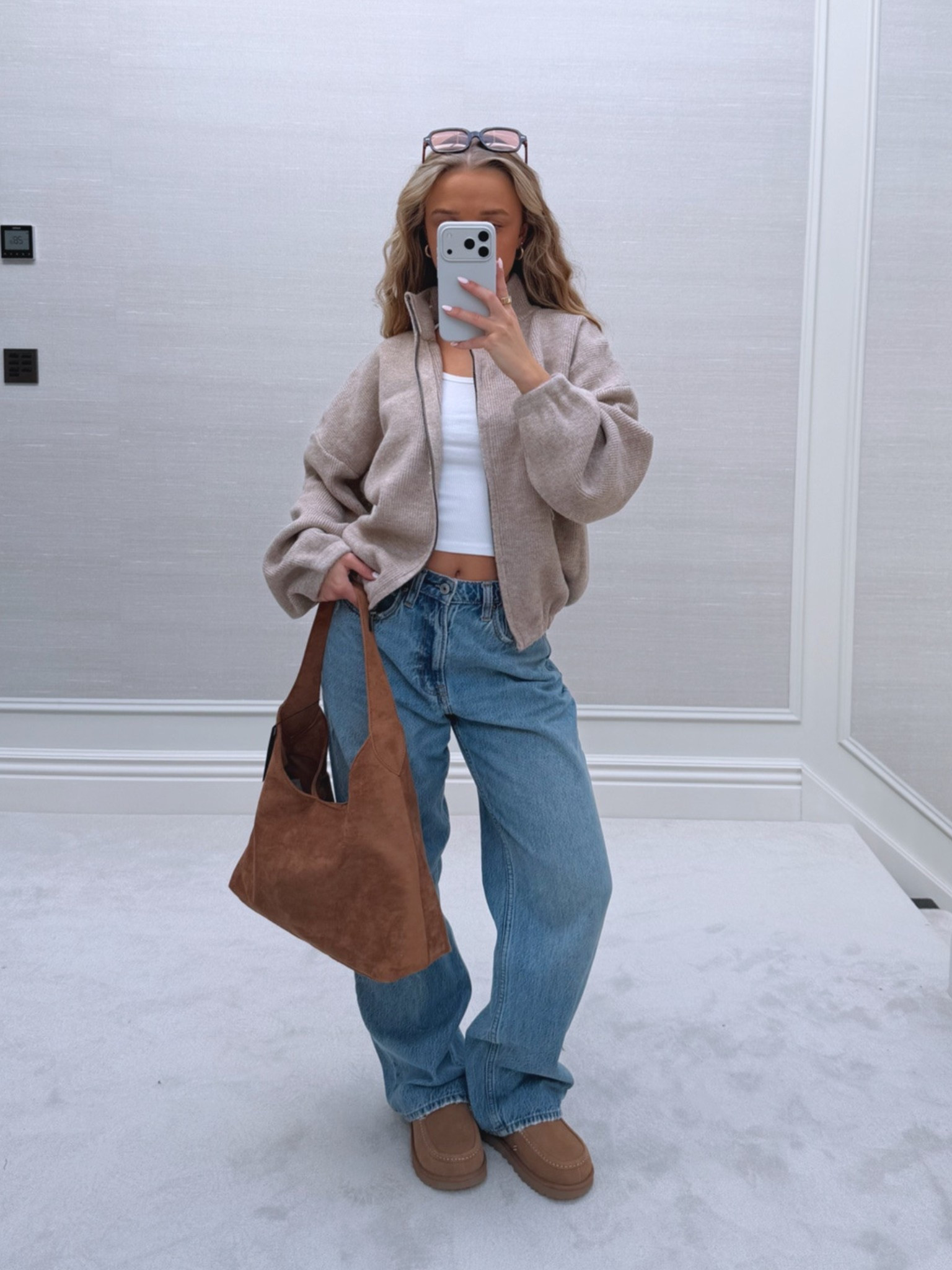 autumn outfit inspo 🍂

Pinterest style outfit ideas autumn winter TikTok casual easy basic neutral ootd petite jeans wide leg fall knit bomber

#LTKuk #LTKautumn #LTKeurope