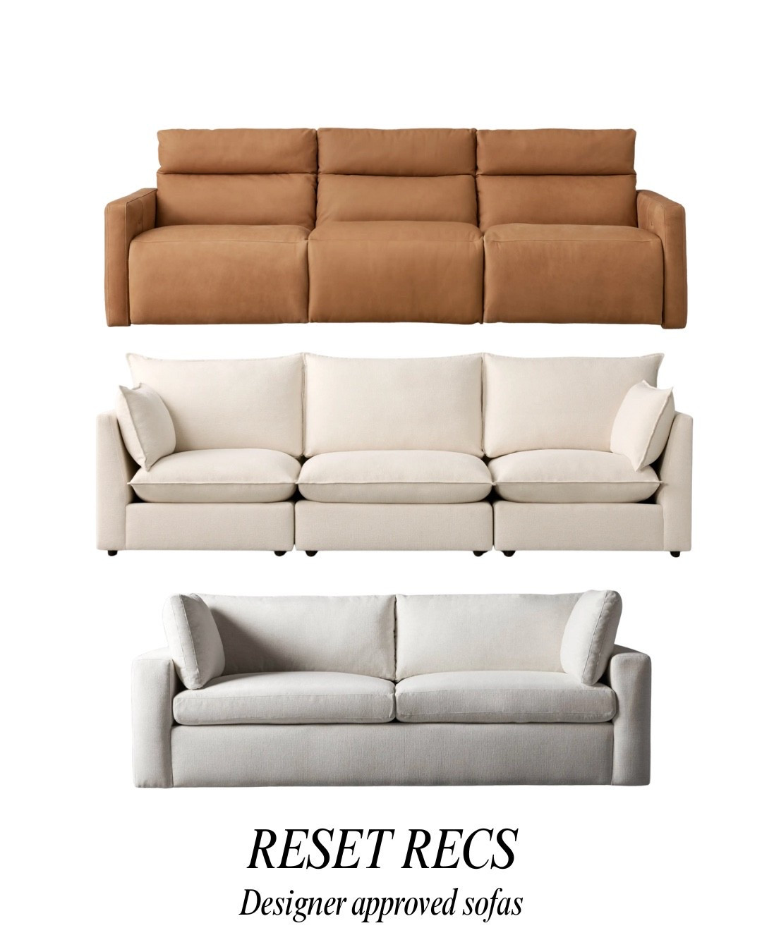 If you're going to invest in one thing for your living room, let it be the sofa. These designer-approved picks combine comfort, quality, and timeless style. Shop my top recommendations for sofas that make any space look custom and chic.:
#ltkhome #hometrends2025 #sofaedit #designerlook #neutralstyle #ltkfinds #resetrecs #affordableluxury #interiordesignfinds #homestyling #furniturefavorites


#LTKHome #LTKSeasonal