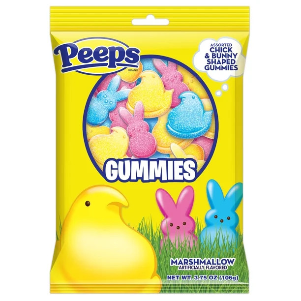 Peeps Chick and Bunny Gummy Candy, Marshmallow Flavored, 3.75 oz | Walmart (US)