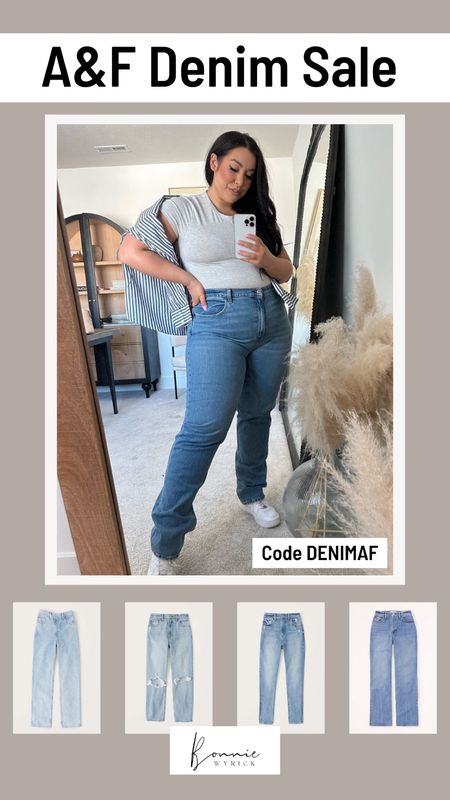 You guys… Walk don’t run to the Denim sale happening at Abercrombie. Sizes are going quickly so don’t wait! Denim and leather bottoms are 25% off and you can take an extra 15% off with code DENIMAF 😘 Midsize Denim | Curvy Denim | Midsize Jeans | Curvy Jeans | 90s Straight Jeans | Denim Sale | AF Sale | Midsize Bottoms | Spring Denim

#LTKFind #LTKSale #LTKcurves