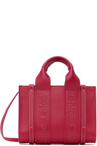 Pink Mini Woody Shoulder Bag | SSENSE