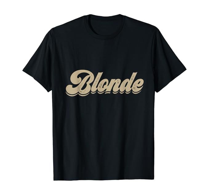 Blonde Hair Color Babe T-Shirt | Amazon (US)