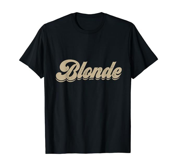Blonde Hair Color Babe T-Shirt | Amazon (US)