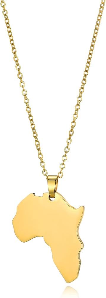 LOXUAKAM Gold Dainty Pendant Necklace for Women 18K Gold Plated Cute Delicate Solitaire Cubic Zir... | Amazon (US)