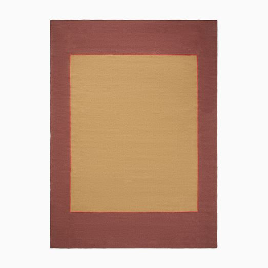 Emma Chamberlain Frame Flatweave Wool Rug | West Elm (US)