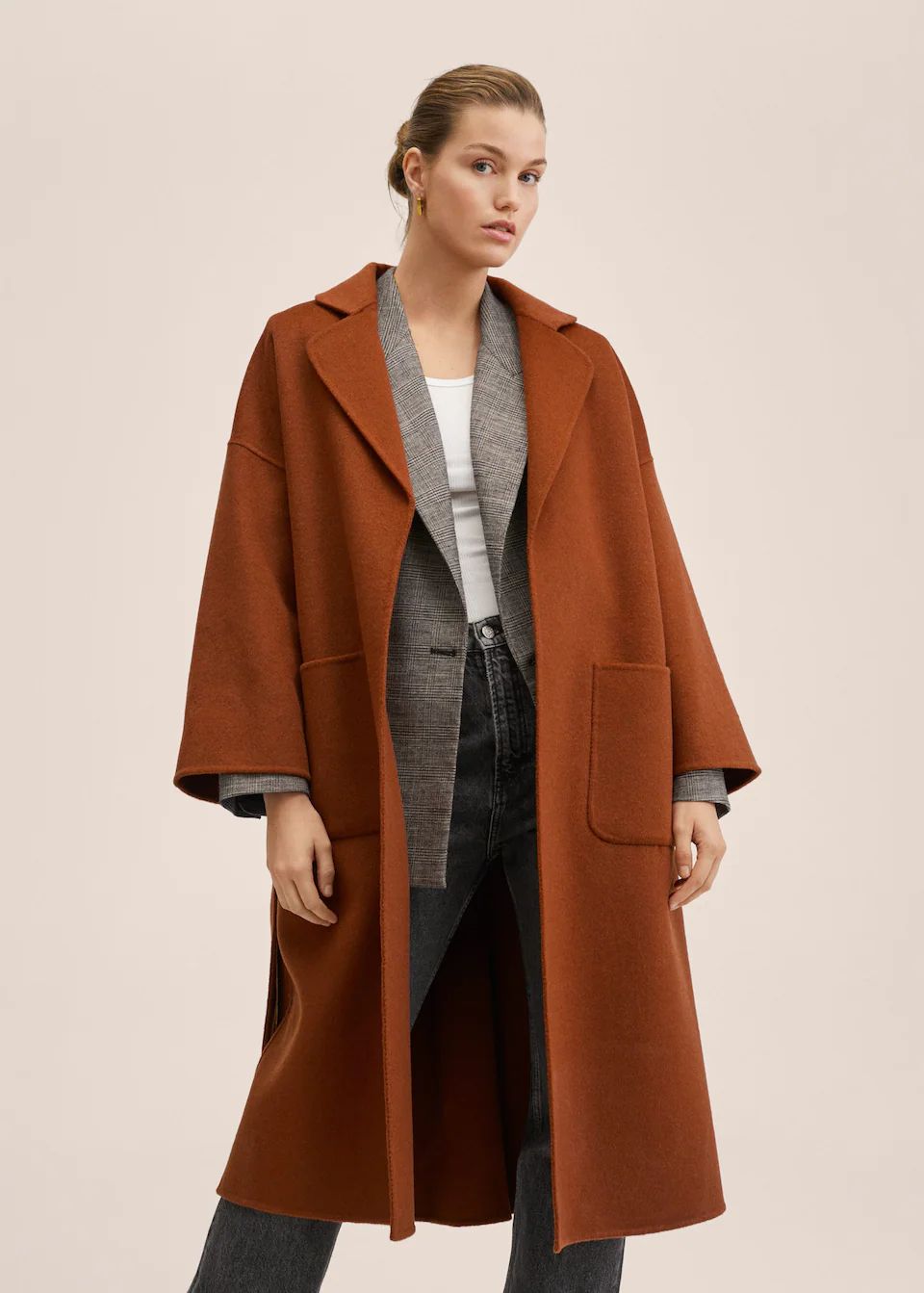 Handmade wool coat | MANGO (US)