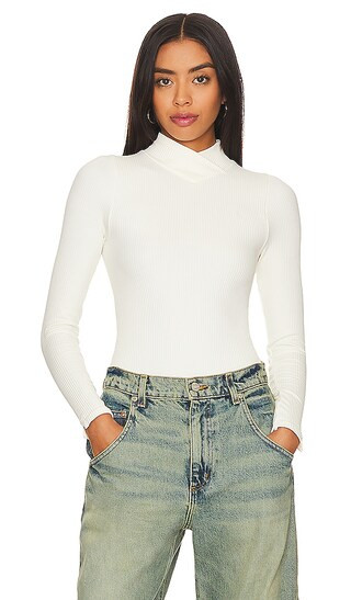 x Intimately FP Xyz Recycled Turtleneck Bodysuit In Ivory | Revolve Clothing (Global)