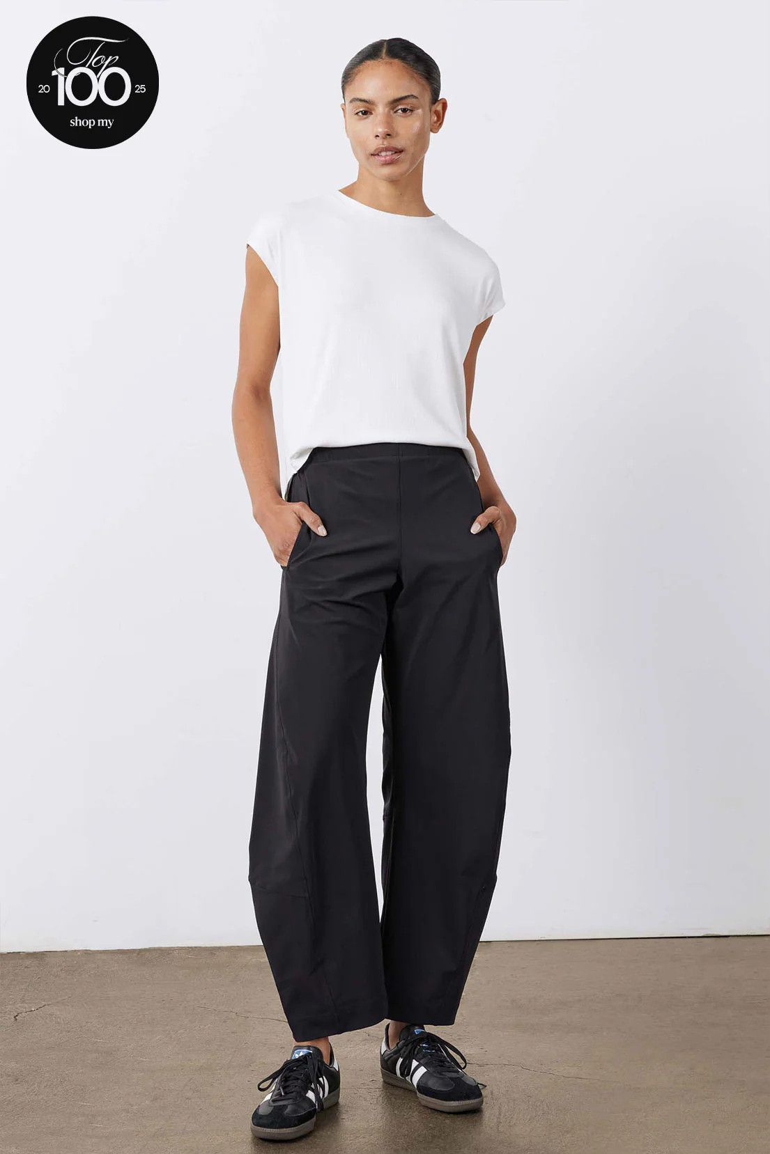 On The Loose Work Pants | Loose Black Work Pants - Ruti | Ruti