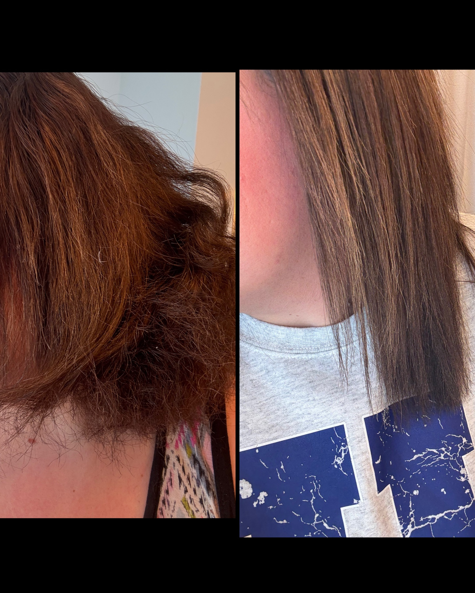 I went from naturally curly, frizzy, untamed hair to stick straight in about 20 min with this straightener. 🙌🏼

Hair on the left had been put up wet in a bun and kept that way for 24+ hours. This straightener did the trick easily! 

AND THE PRICE! 😍

#LTKgrwm #LTKdayinmylife #LTKBeauty