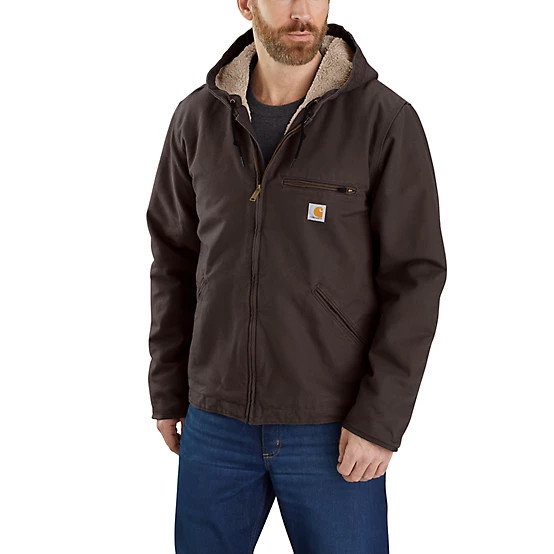 Carhartt  Men's Washed Duck Sherpa-Lined Jacket | Tractor Supply
