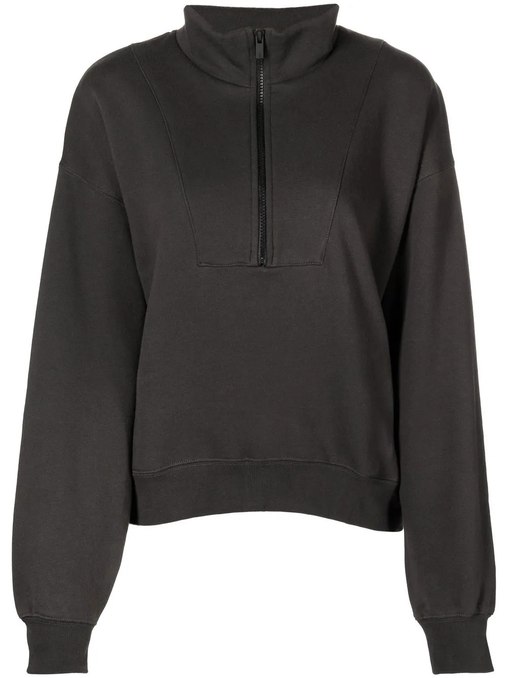 FEAR OF GOD ESSENTIALS half-zip Fastening Detail Sweatshirt - Farfetch | Farfetch Global