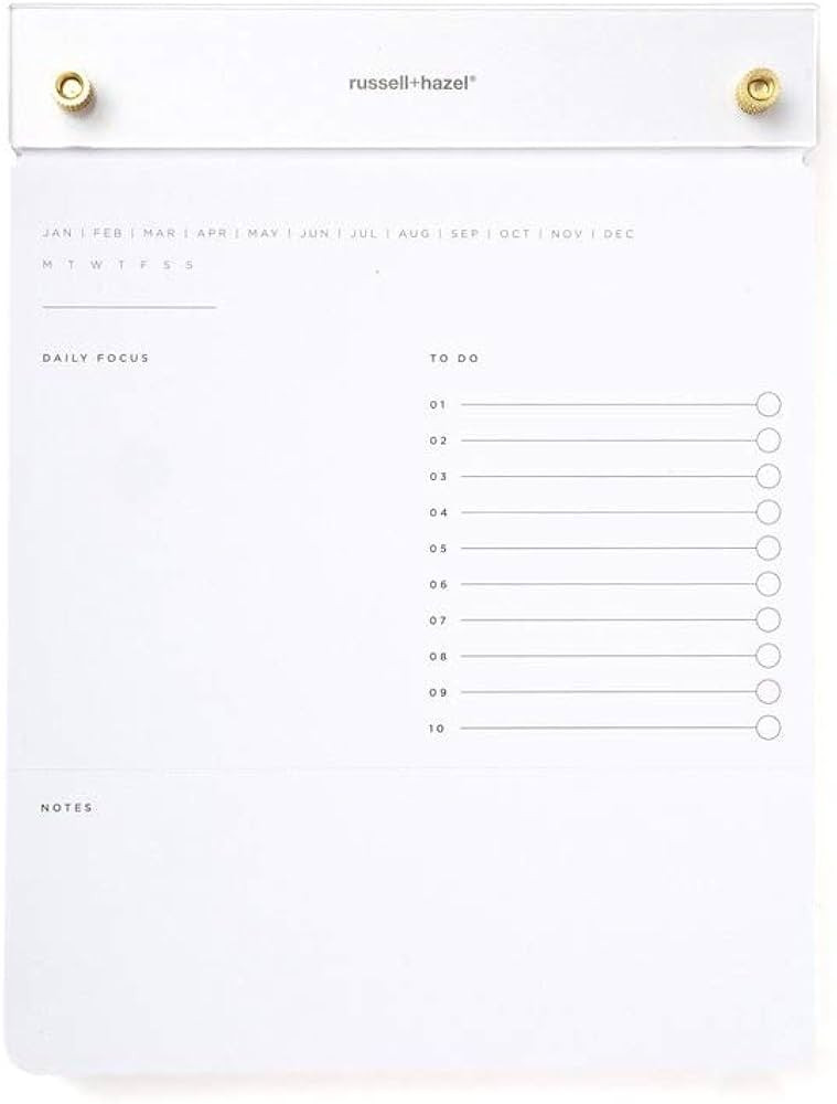 RUSSELL+HAZEL Acrylic Drafter’s Tablet, 6.375” W x 8.4375“ H, white (55748) | Amazon (US)