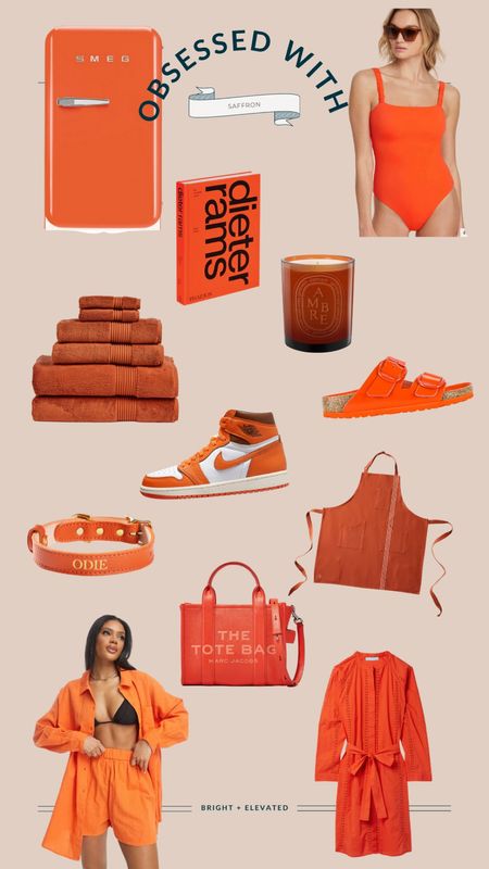 Orange dress, orange sneakers, orange Birkenstock, orange Marc Jacobs tote, orange accessories, orange appliance

#LTKGiftGuide #LTKshoecrush #LTKhome