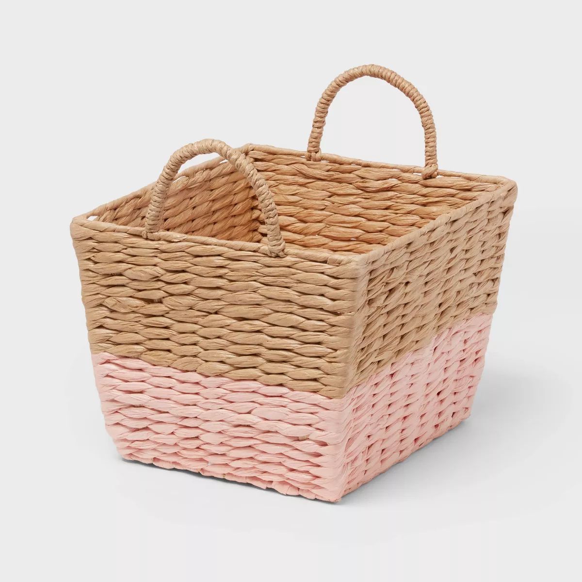 Rectangular Kids' Woven Basket Pink - Pillowfort™ | Target