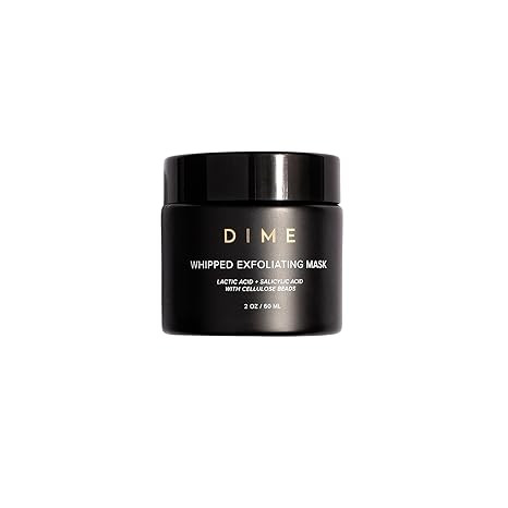 DIME Beauty Whipped Exfoliating Mask, Face Scrub and Cleanser, Lactic Acid and Salicylic Acid Scr... | Amazon (US)
