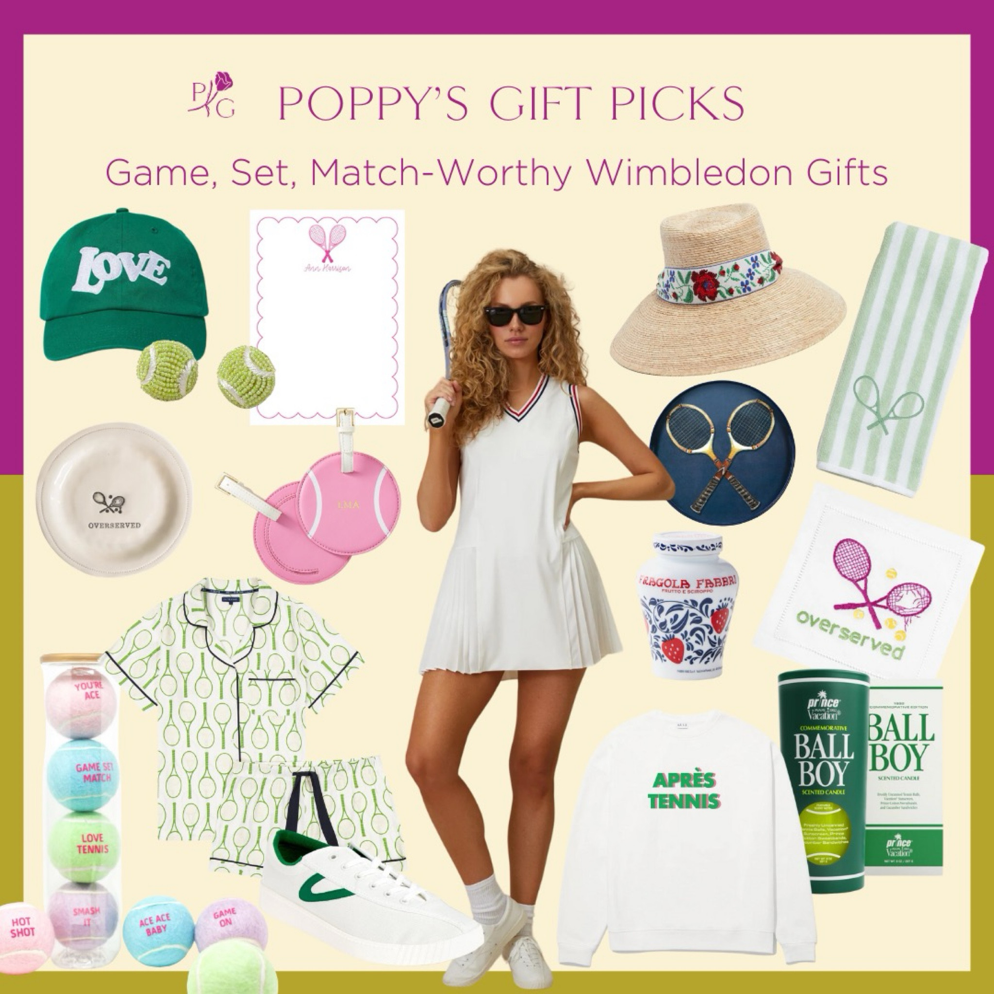 Serve up some flair with these Wimbledon-inspired picks! 🎾💚 Whether you're on or off the court, embrace the love with ace-worthy selections for the tennis lover in your life. You'll smash this gift, no doubt!

Link to shop in our bio!