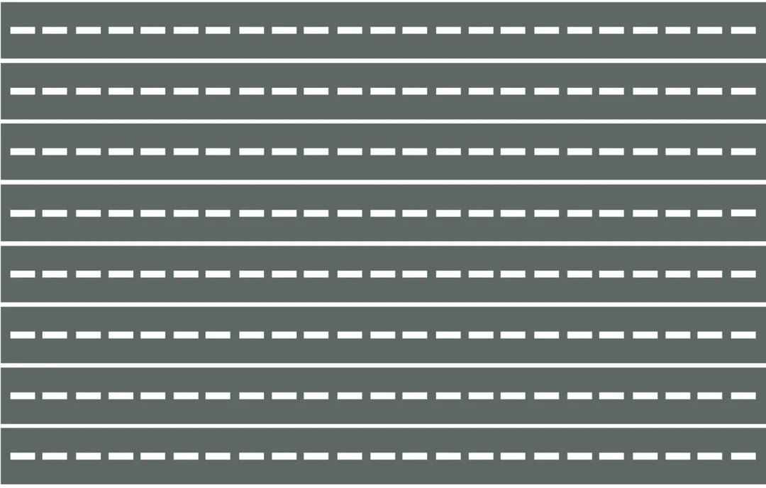 Wall Decals Extra Straight Road Fabric Peel and Stick Eco-Friendly Removable and Reusable Wall St... | Etsy (Global)