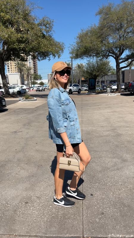 Casual mom look! My romper is so comfy, stretchy and fits tts! 

My denim jacket is on major sale, it’s a relaxed fit so I sized down for a more fitted look.

My sneakers are my faves and fit tts, so comfy!

My jewelry is Melinda Marie and the best quality, if you pick one item let it be the tennis bracelets. Use code Janie for 10% off 

Diff sunnies are all i wear! Buy 1 get 1 free. The ones im wearing are oversized and I love it! 

#LTKsalealert #LTKover40 #LTKfindsunder50