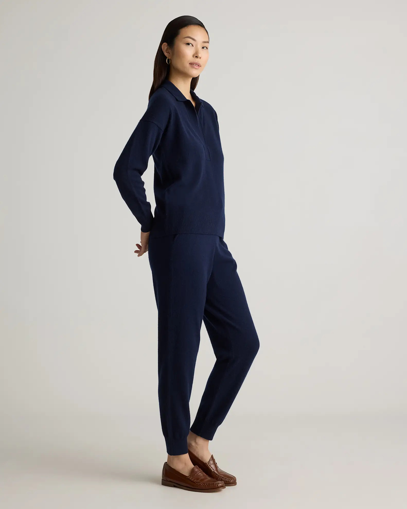 Mongolian Cashmere Polo Sweater | Quince