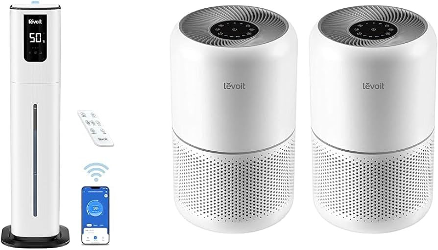 LEVOIT OasisMist 1000S (10L) Smart Humidifier for Home Large Room Bedroom, Last 100 Hours & Air P... | Amazon (US)
