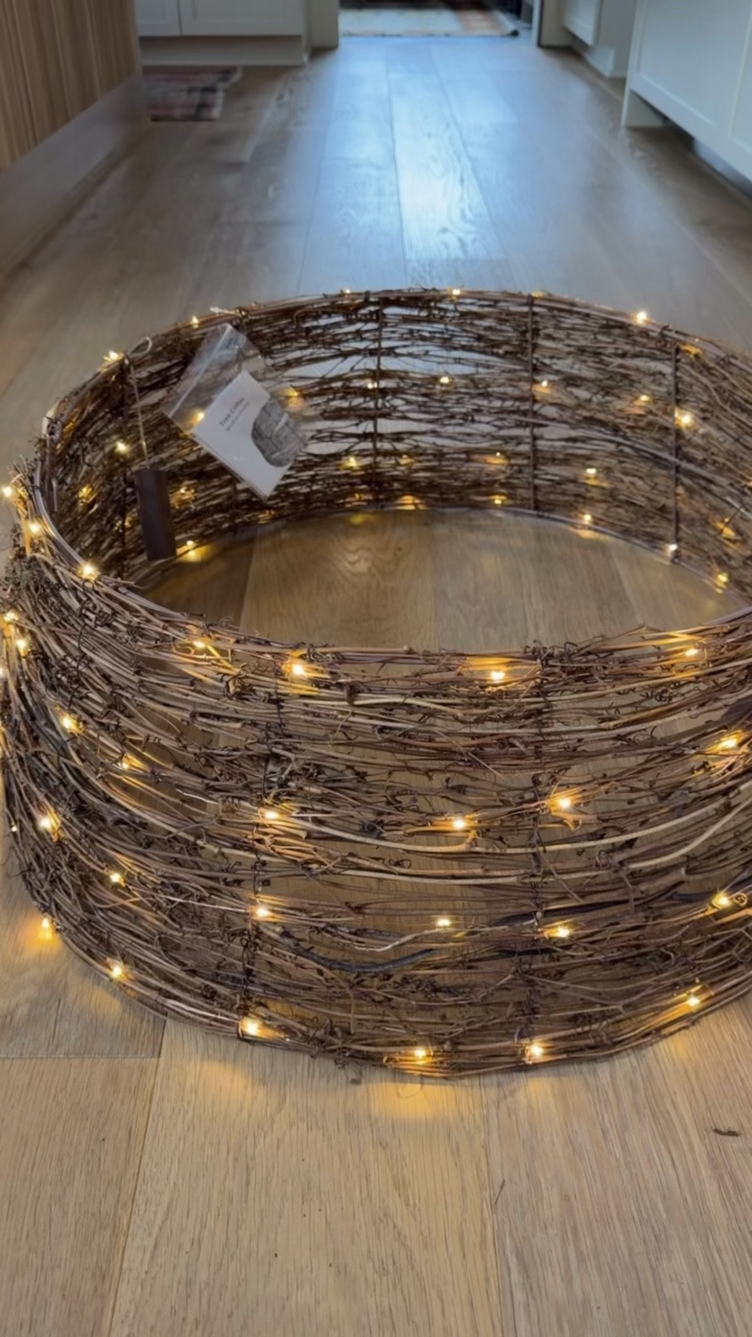 Loving this light up tree collar from @Target it’s only $40 and looks like the Anthro one for $258!!!