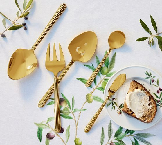 Monique Lhuillier Rivoli Hostess Set - Set of 5 | Pottery Barn (US)