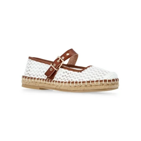 Time and Tru Women's Espadrille Mary Jane Flats | Walmart (US)