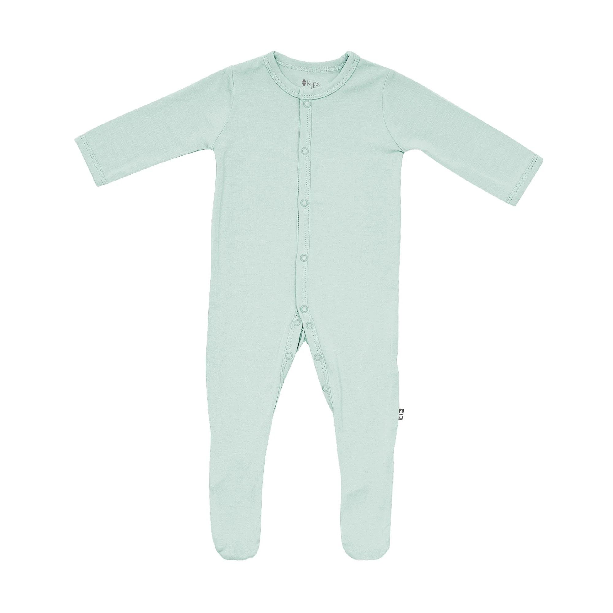 Footie in Sage | Kyte BABY