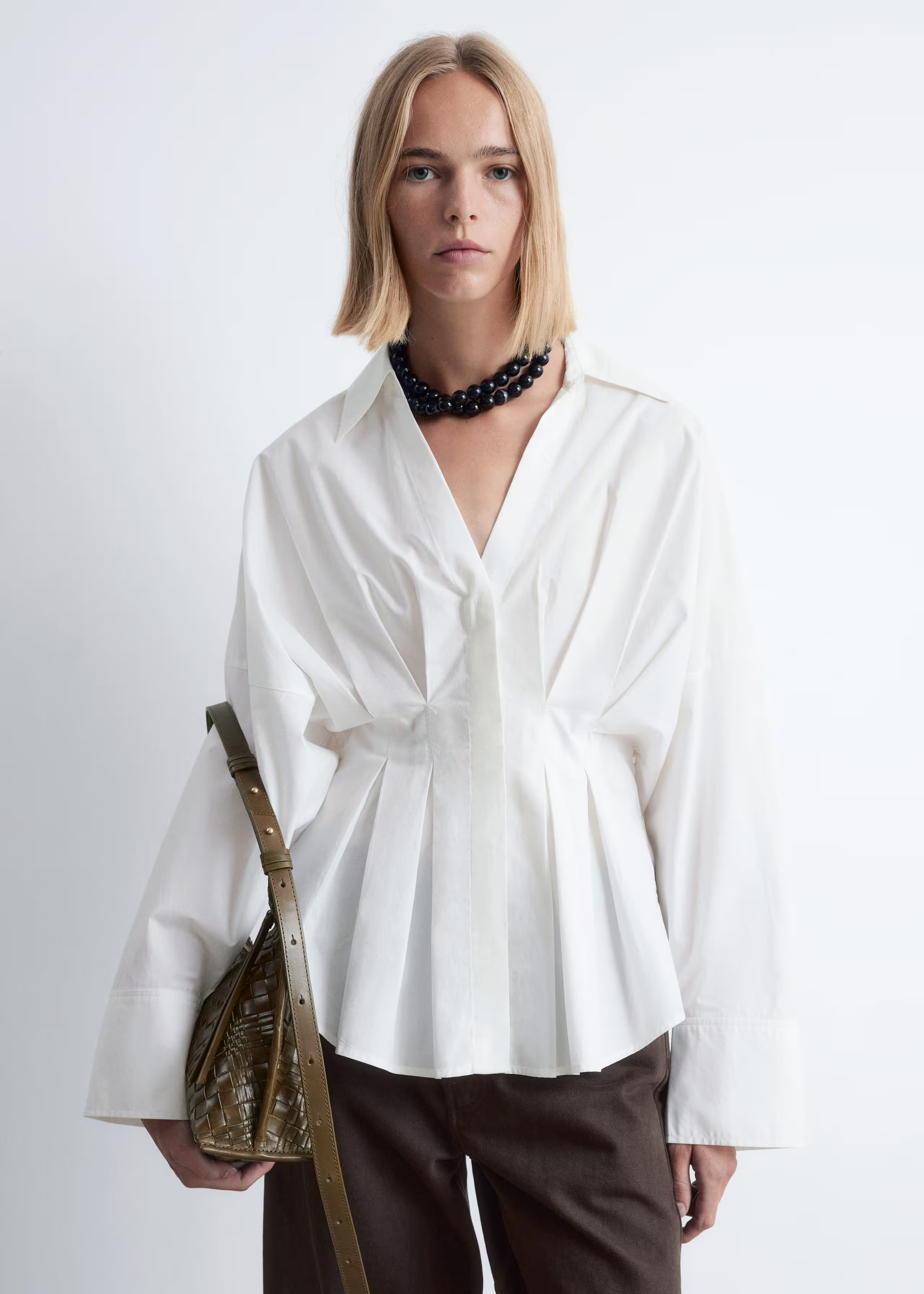 Fitted-Waist Cotton Shirt | & Other Stories UK