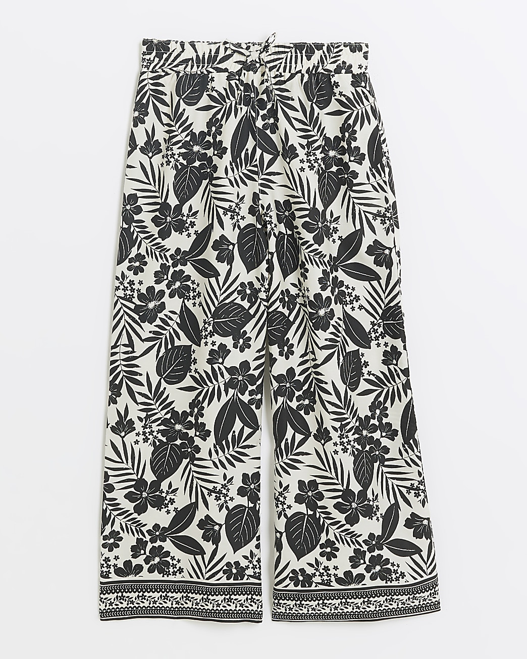 Girls bandana wide leg trousers | River Island (UK & IE)