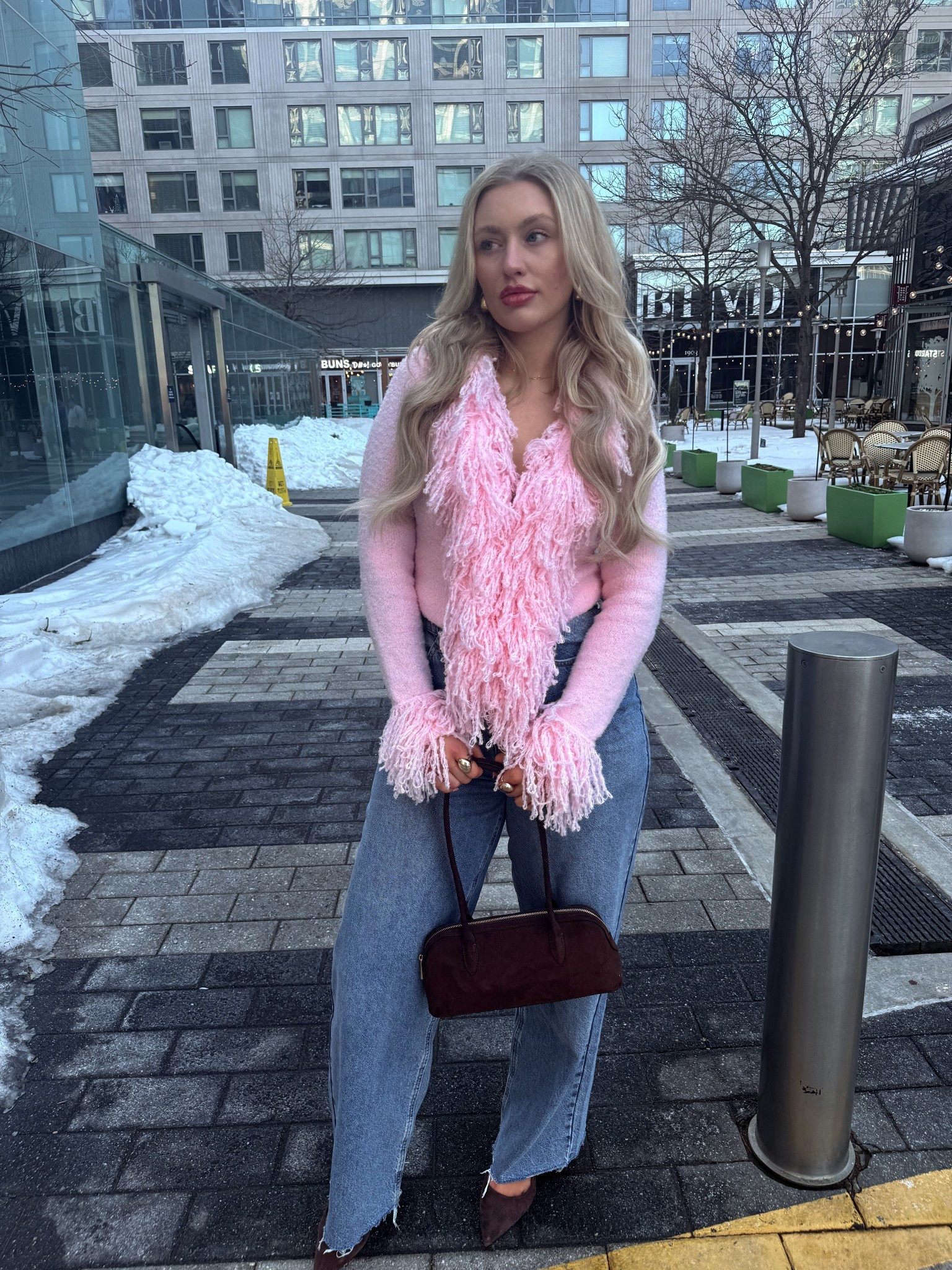 Vday fit 💕💗 Jeans are from KHY the classic straight leg denim & shoes are tjmaxx! 

#LTKootd #LTKTall