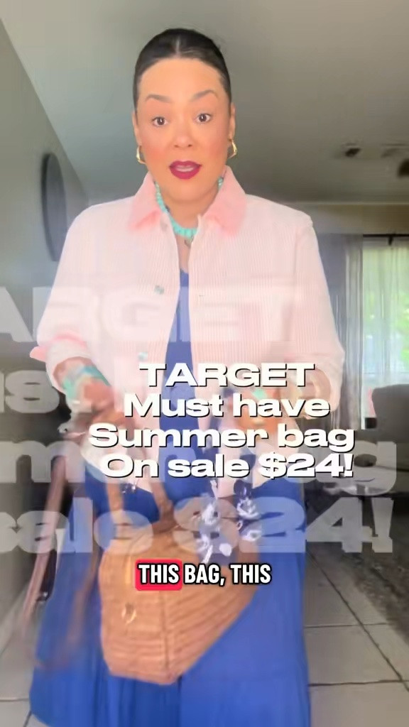 Cute Target Summer Bag is a must have and it’s on sale for $24! Get it before it sells out!

#LTKvlog #LTKOver40 #LTKSeasonal
