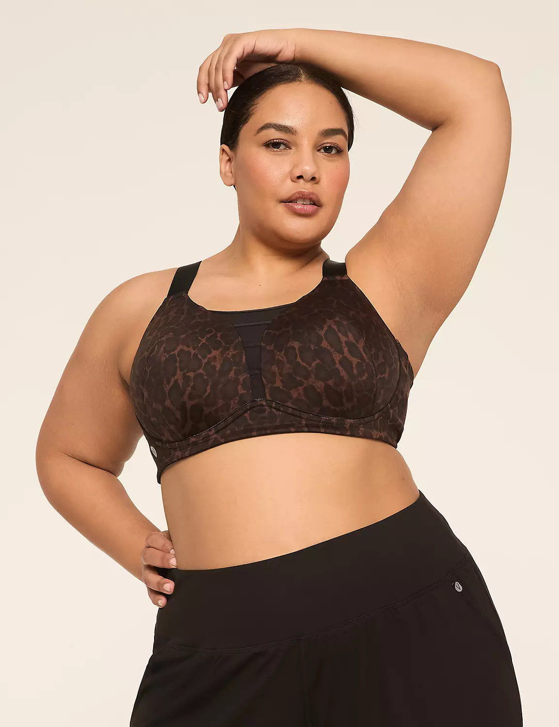 LIVI Wireless Medium-Impact Wicking Sports Bra | LaneBryant | Lane Bryant (US)